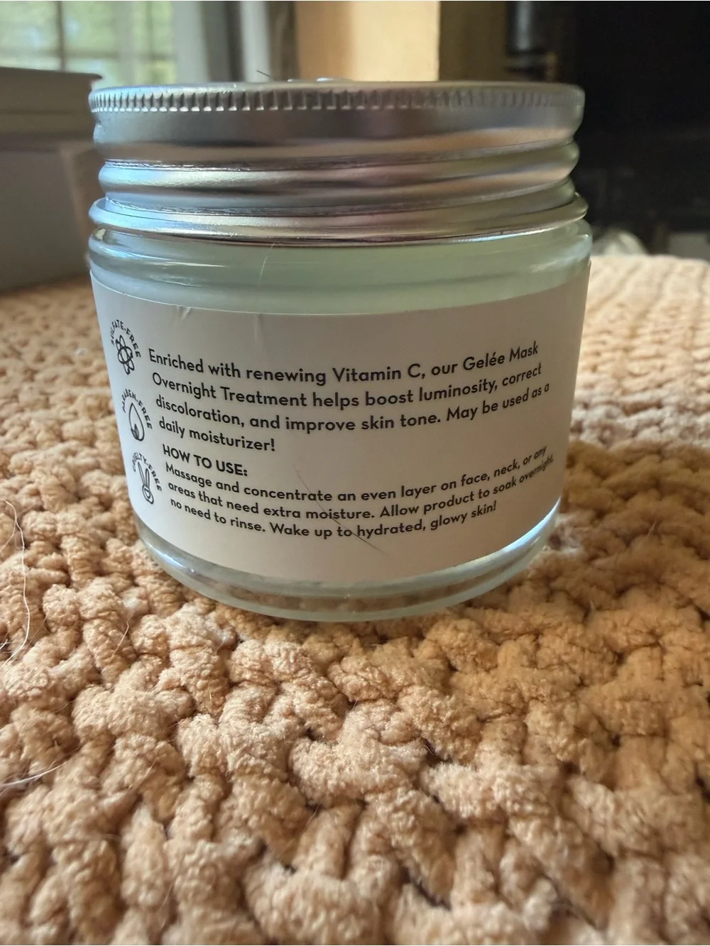 The Crème Shop Vitamin C Gelée Mask Overnight Treatment - Yellow